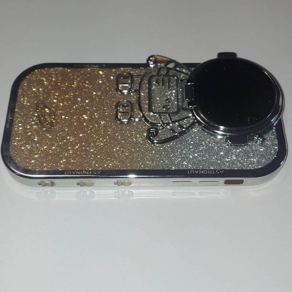 iPhone 11 Glitter Sparkle Astronaut Cellphone Cover